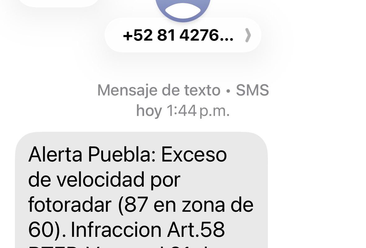 New Scam Alert in Puebla: Fake Speeding Tickets Sent via Text