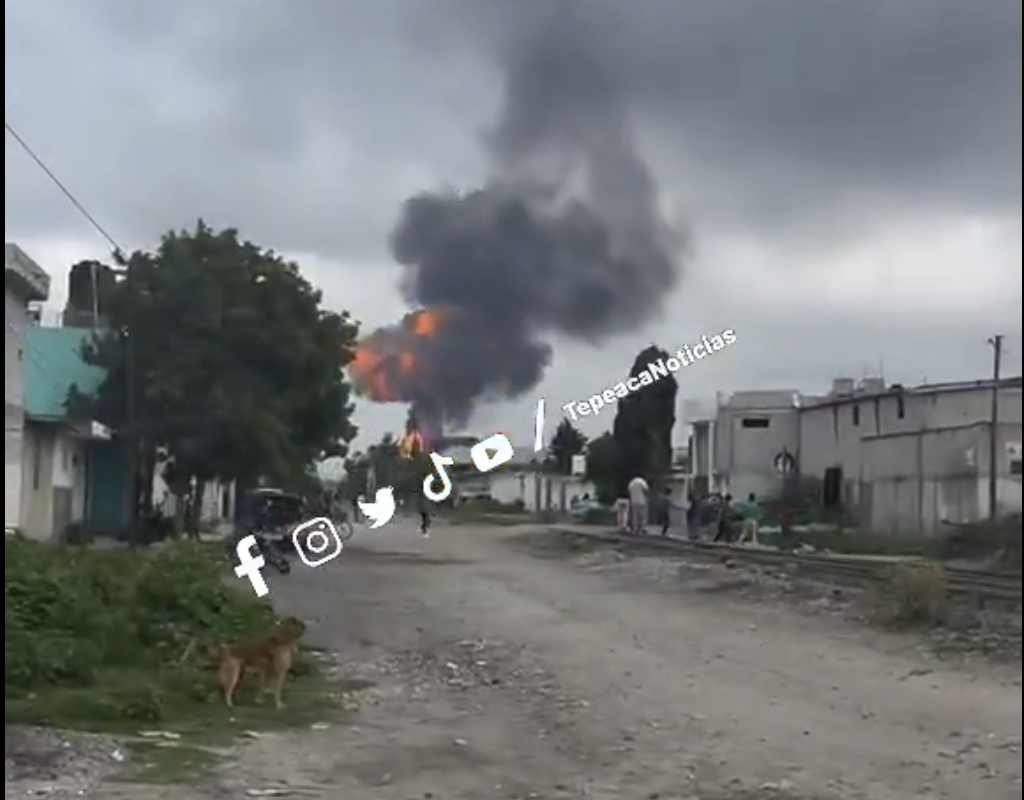 Explosion Reported in Fuel Truck in Tepeaca Sparks Emergency Response