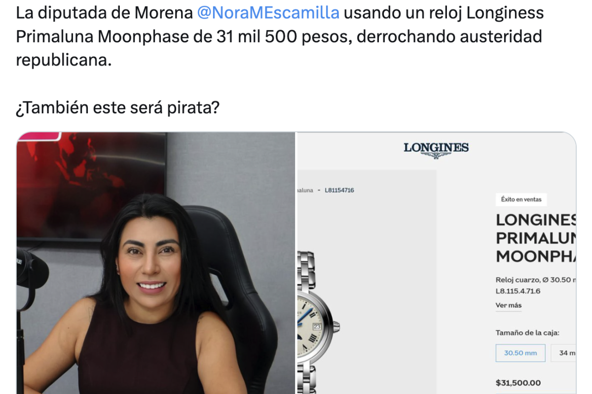 The Luxury Watch Controversy: Morena Deputy Nora Escamilla’s Statement Sparks Debate on Transparency and Austerity
