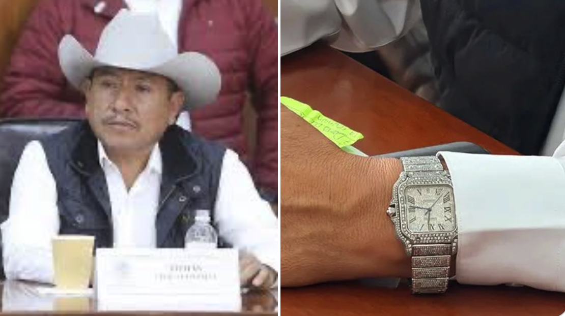 A San Luis Potosí Deputy Wears $20,000 Cartier Watch Amid Low Legislative Activity