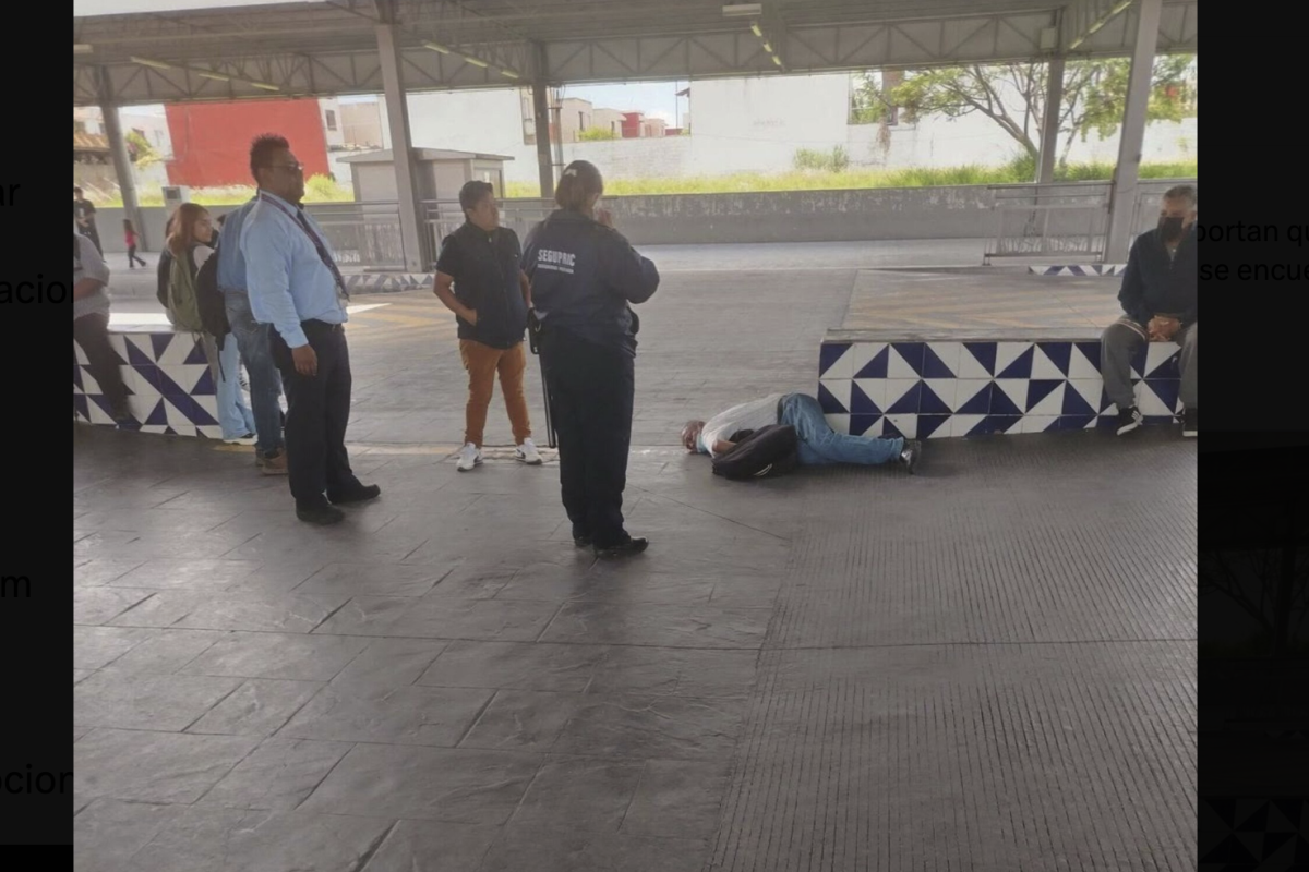 Man dies at Terminal Margaritas of Puebla’s RUTA Line 2, suspected heart attack