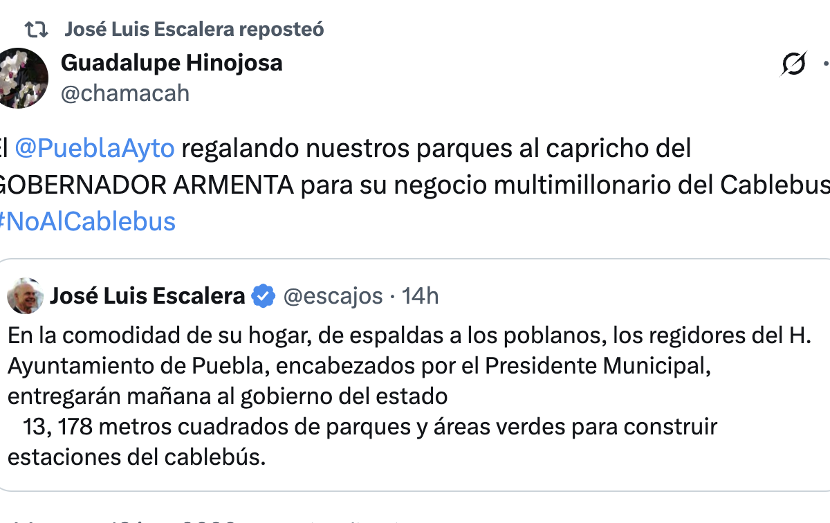 Puebla debates loan of municipal land for new Cablebús project, clarifying no giveaway of public property