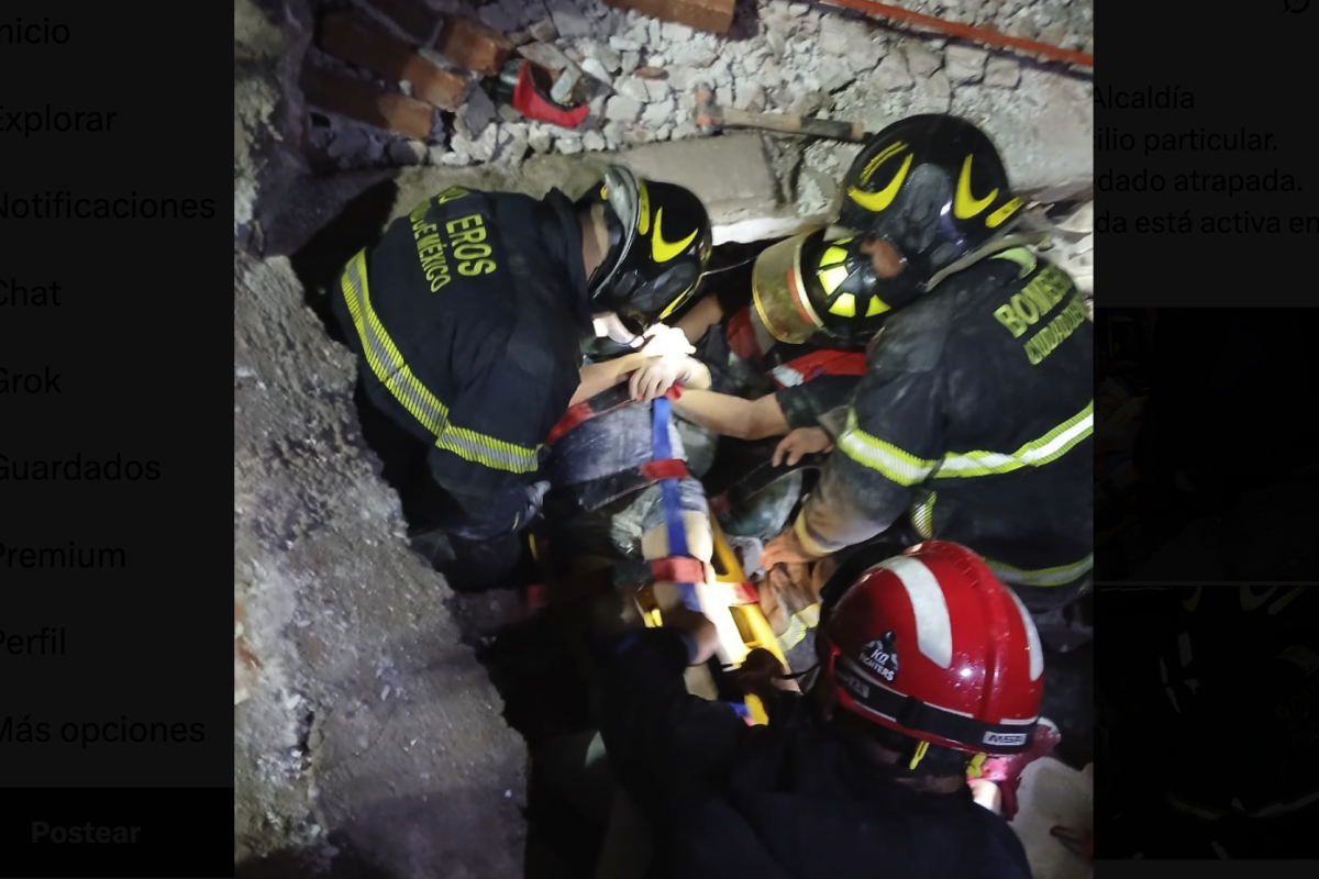 Collapse in Hipódromo Condesa Leaves One Dead and One Injured After Rescue Effort