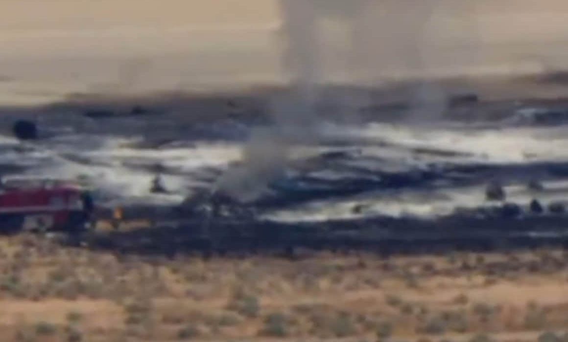 US Air Force B-52 Bomber Crashes After Takeoff in California Desert