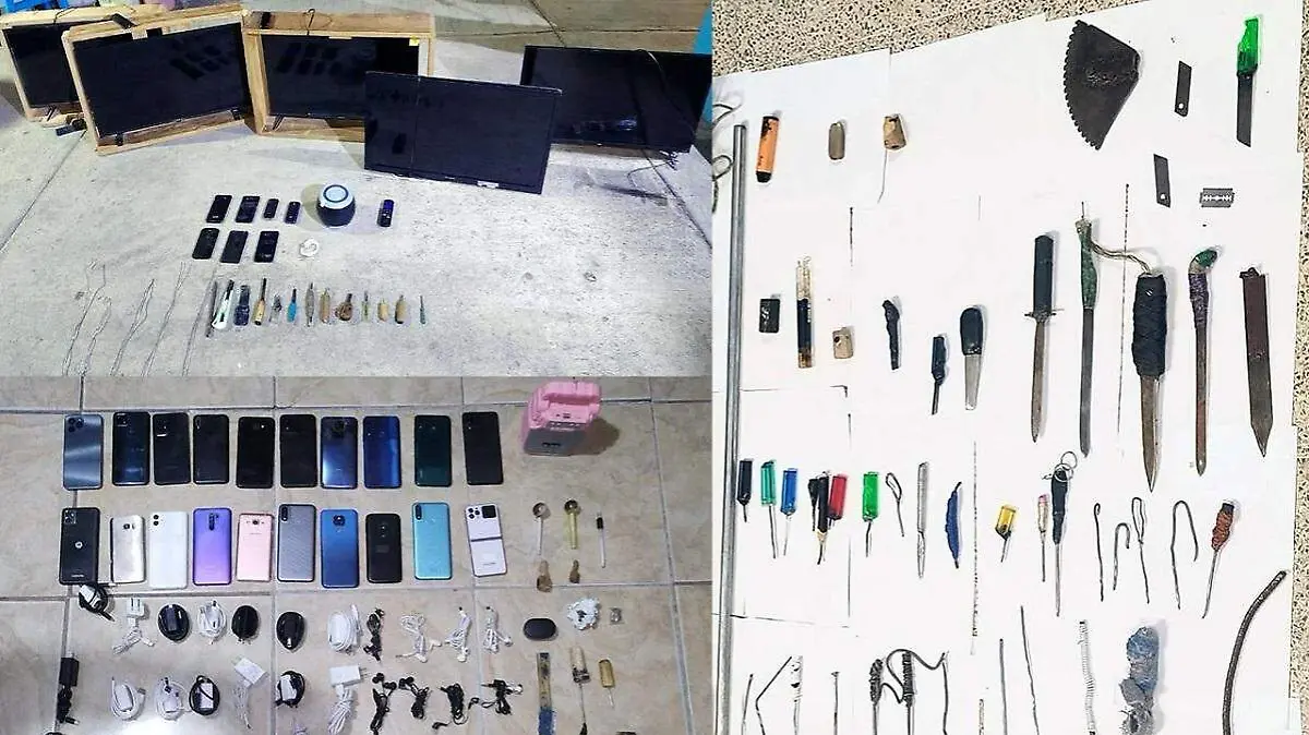 Weapons, Drugs, and Phones Seized in Surprise Operation at Puebla’s San Miguel Prison