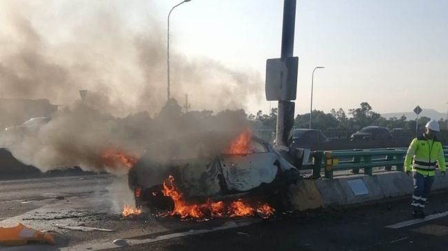 Fatal Crash on Mexico City’s Segundo Piso Leaves Driver Burned Alive