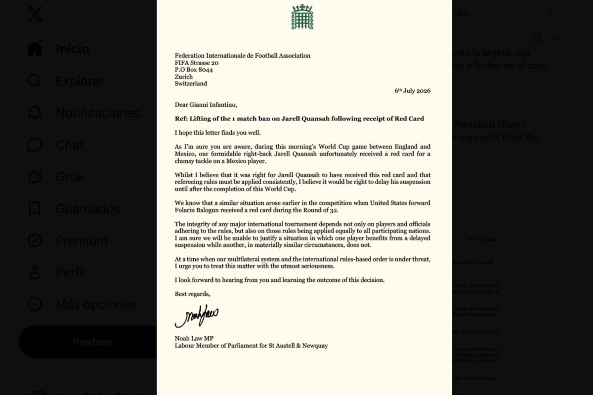 UK Labour Party Joins Trump in Asking FIFA to Delay Quansah’s Suspension Until After World Cup 2026