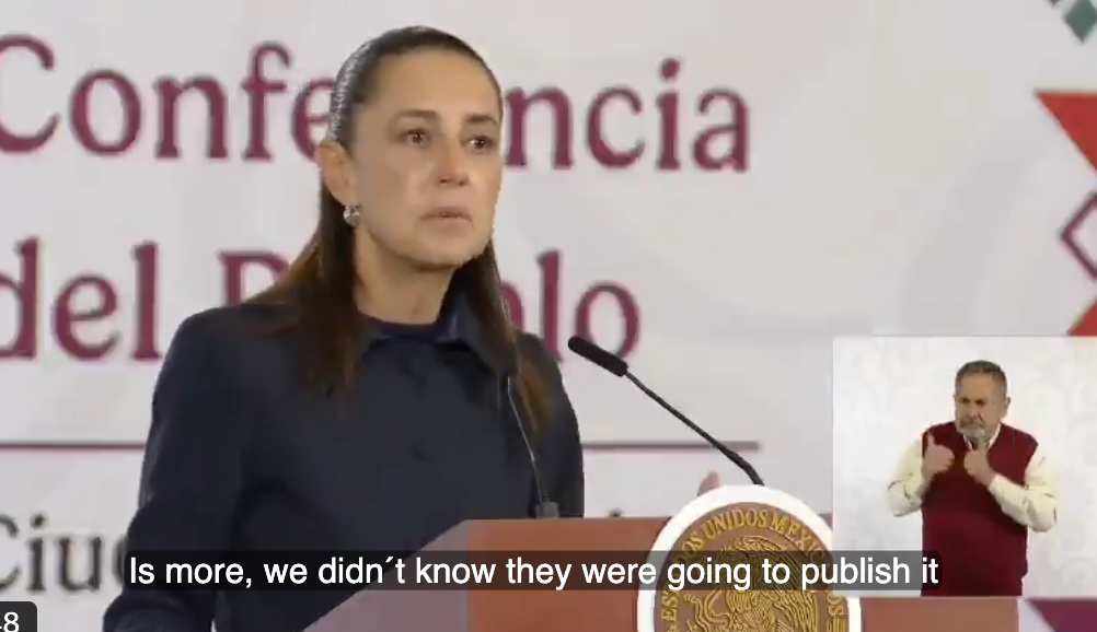 Sheinbaum orders review of CNDH report on Ayotzinapa case amid questions about military involvement