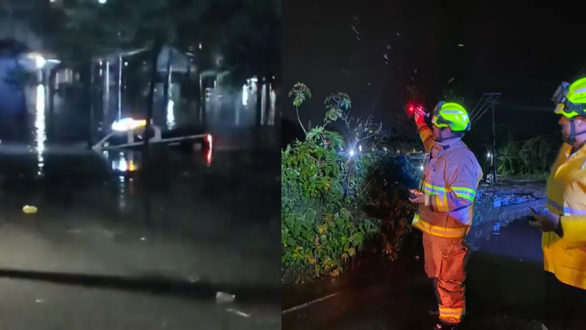 Police Patrol Swept Away by Atoyac River in Ocoyucan, Puebla; Officer Missing